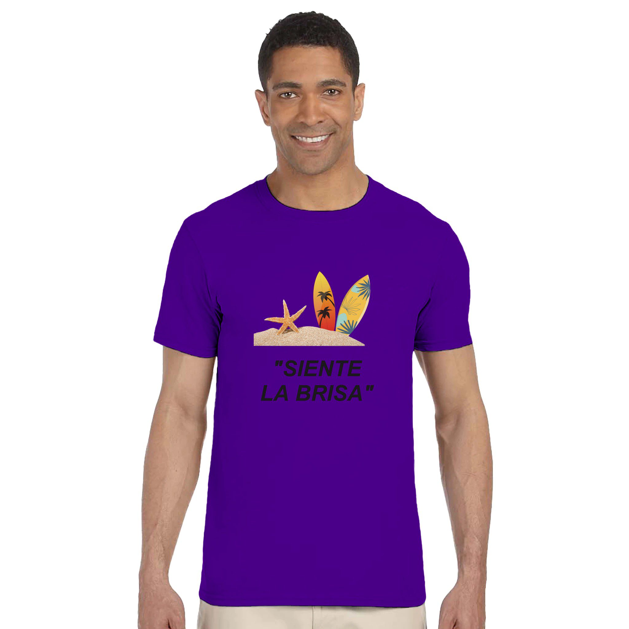 "Camiseta unisex 'Siente la Brisa' estilo veraniego | Gildan 64000" - Imagen 8