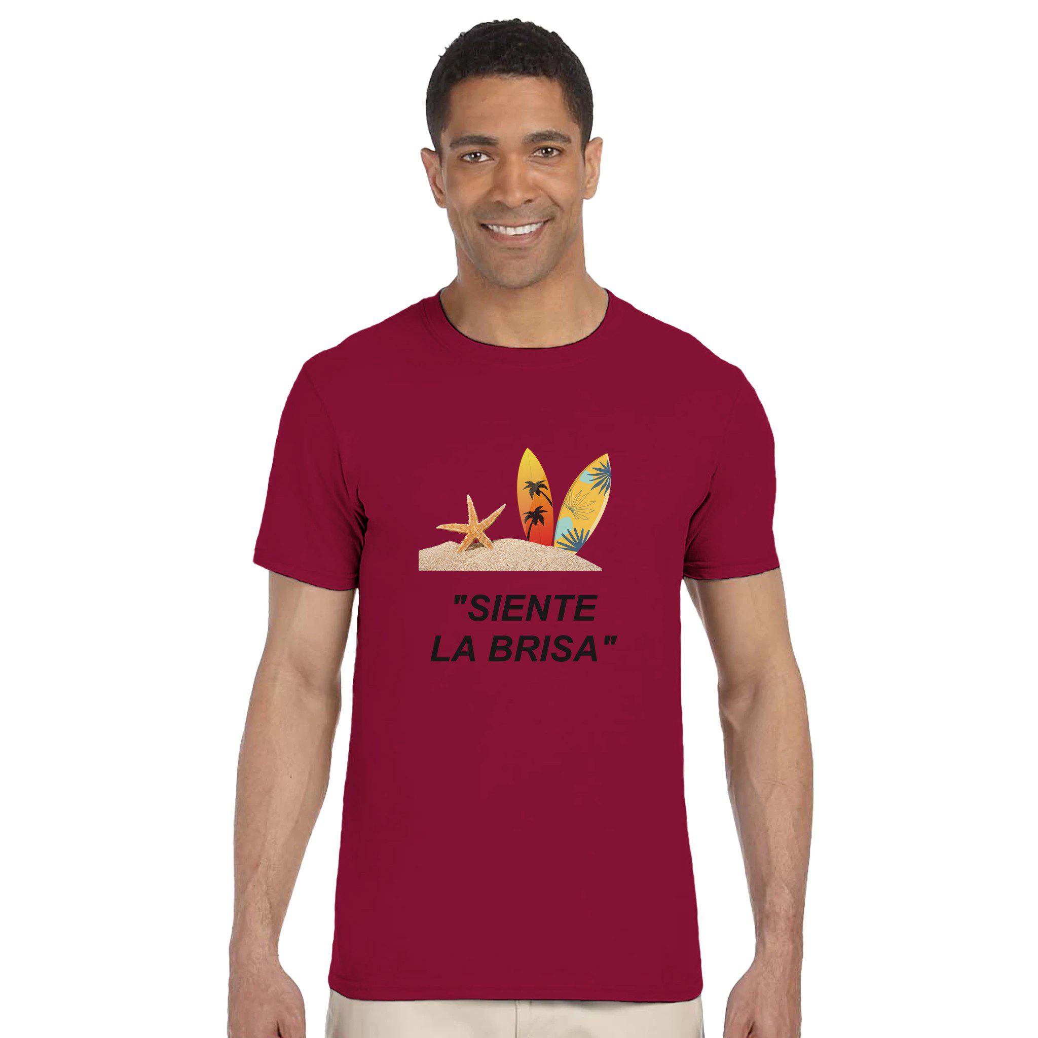 "Camiseta unisex 'Siente la Brisa' estilo veraniego | Gildan 64000" - Imagen 11