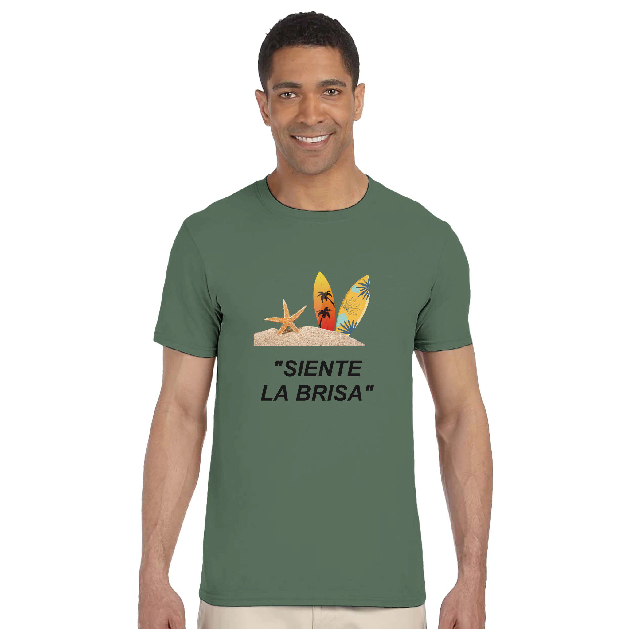 "Camiseta unisex 'Siente la Brisa' estilo veraniego | Gildan 64000" - Imagen 2