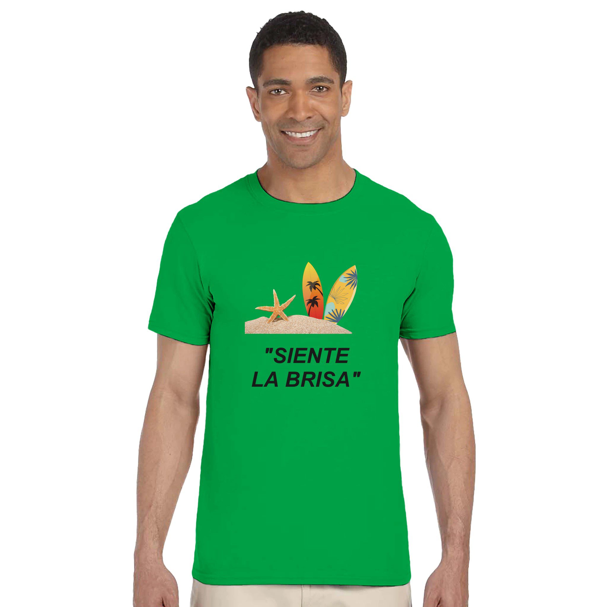 "Camiseta unisex 'Siente la Brisa' estilo veraniego | Gildan 64000" - Imagen 3