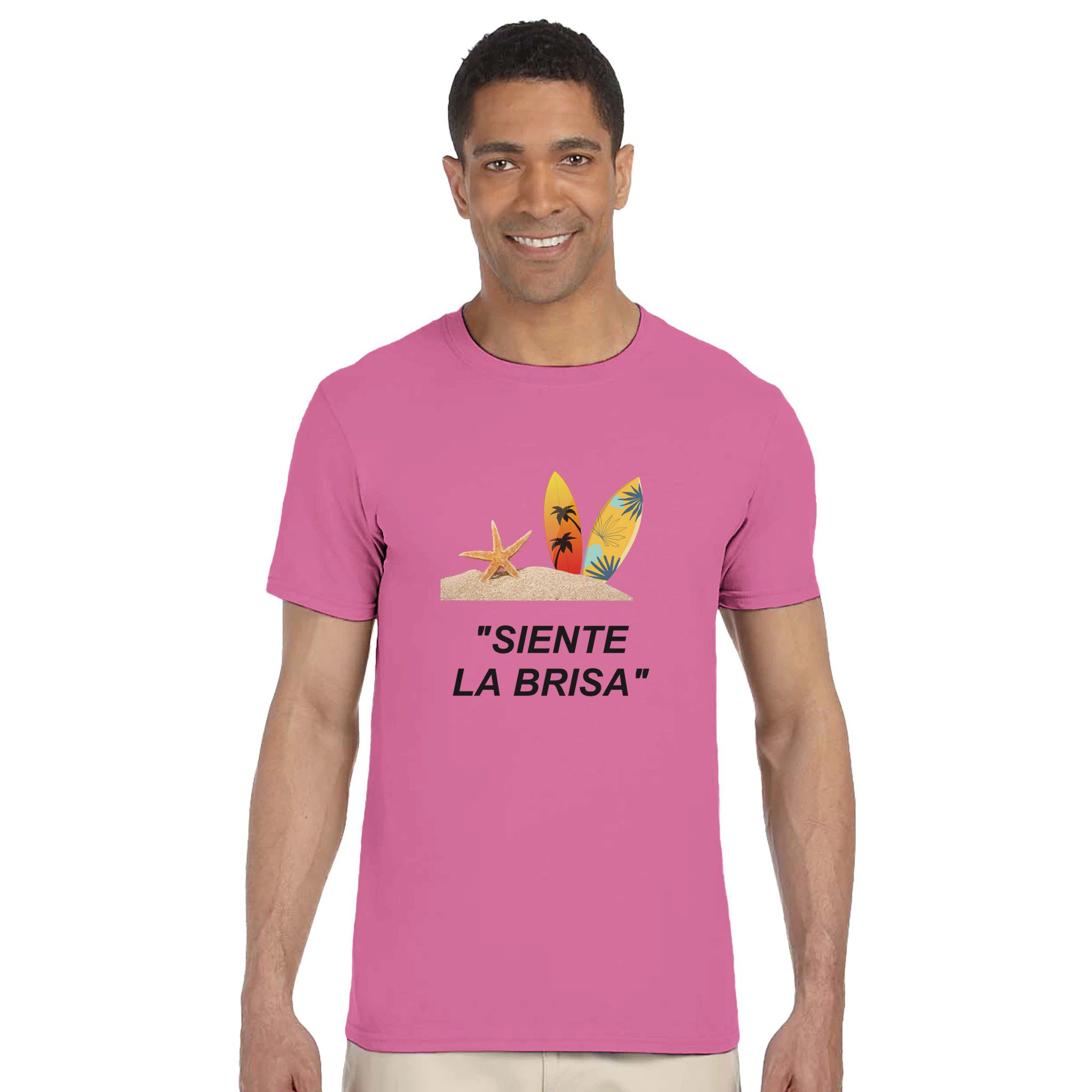 "Camiseta unisex 'Siente la Brisa' estilo veraniego | Gildan 64000" - Imagen 7