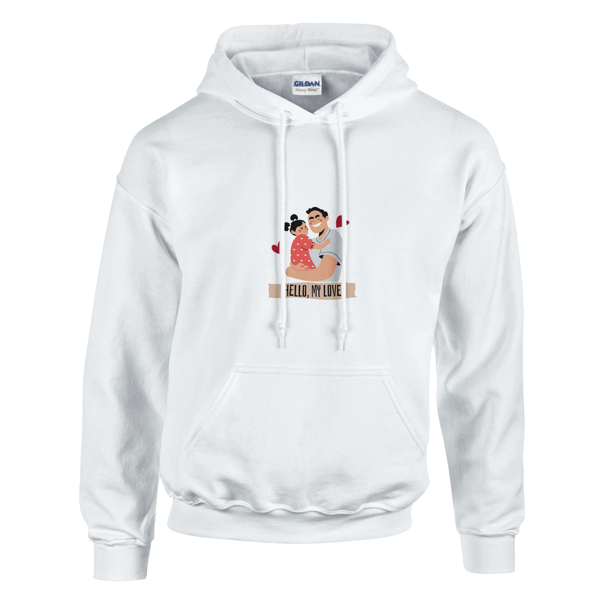 Sudadera mujer con diseño familiar | Gildan 18500 - Imagen 17