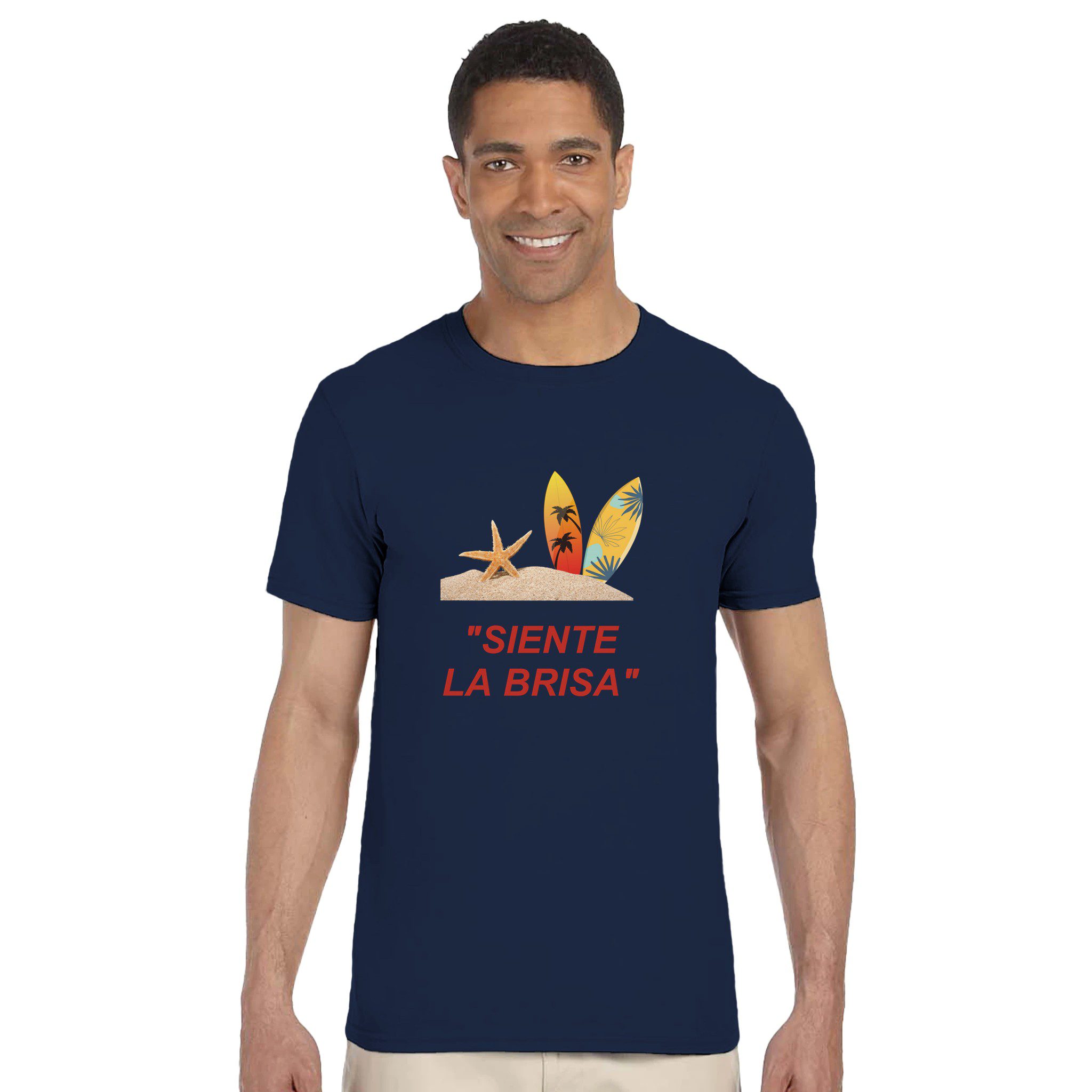 "Camiseta unisex 'Siente la Brisa' estilo veraniego | Gildan 64000" - Imagen 9