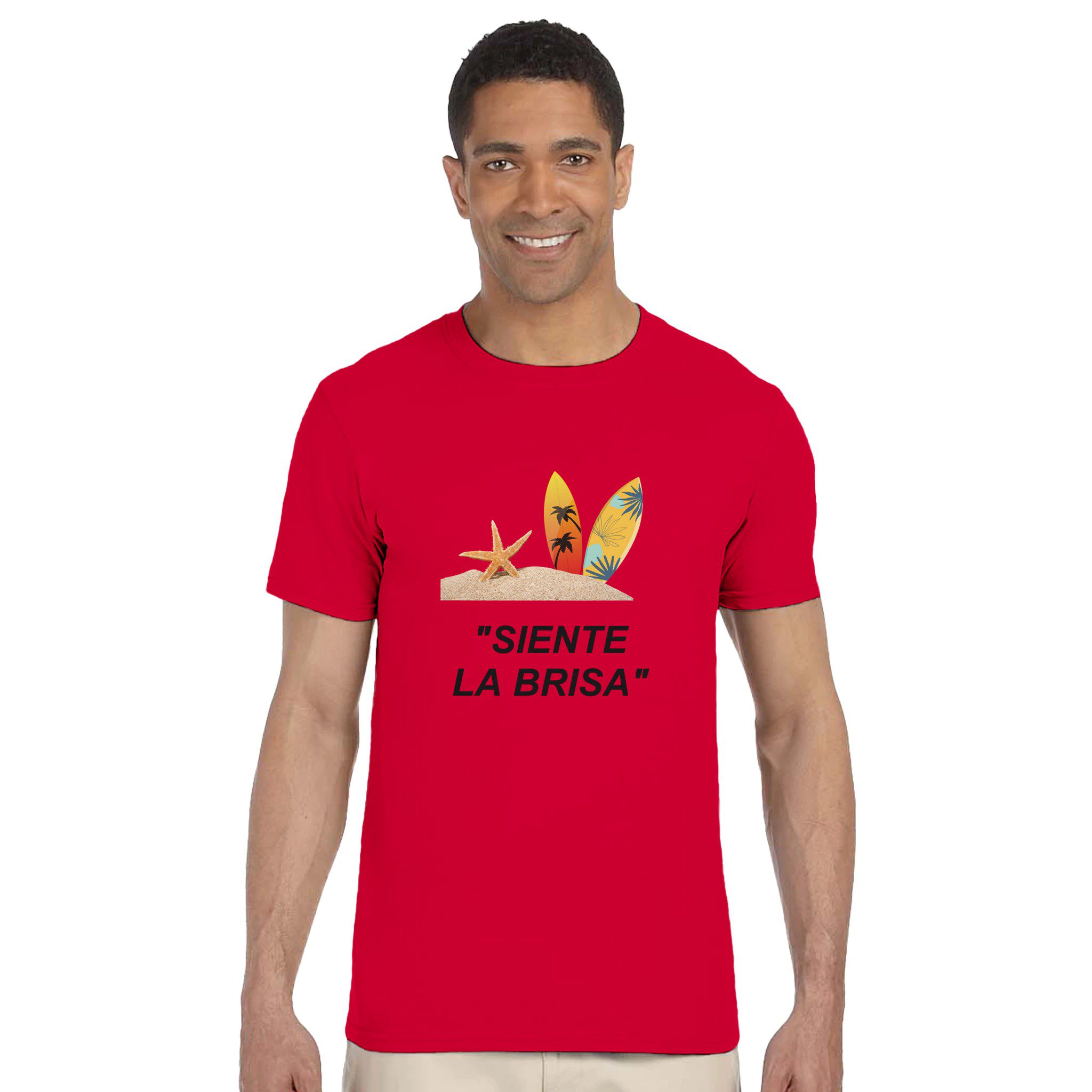 "Camiseta unisex 'Siente la Brisa' estilo veraniego | Gildan 64000" - Imagen 13