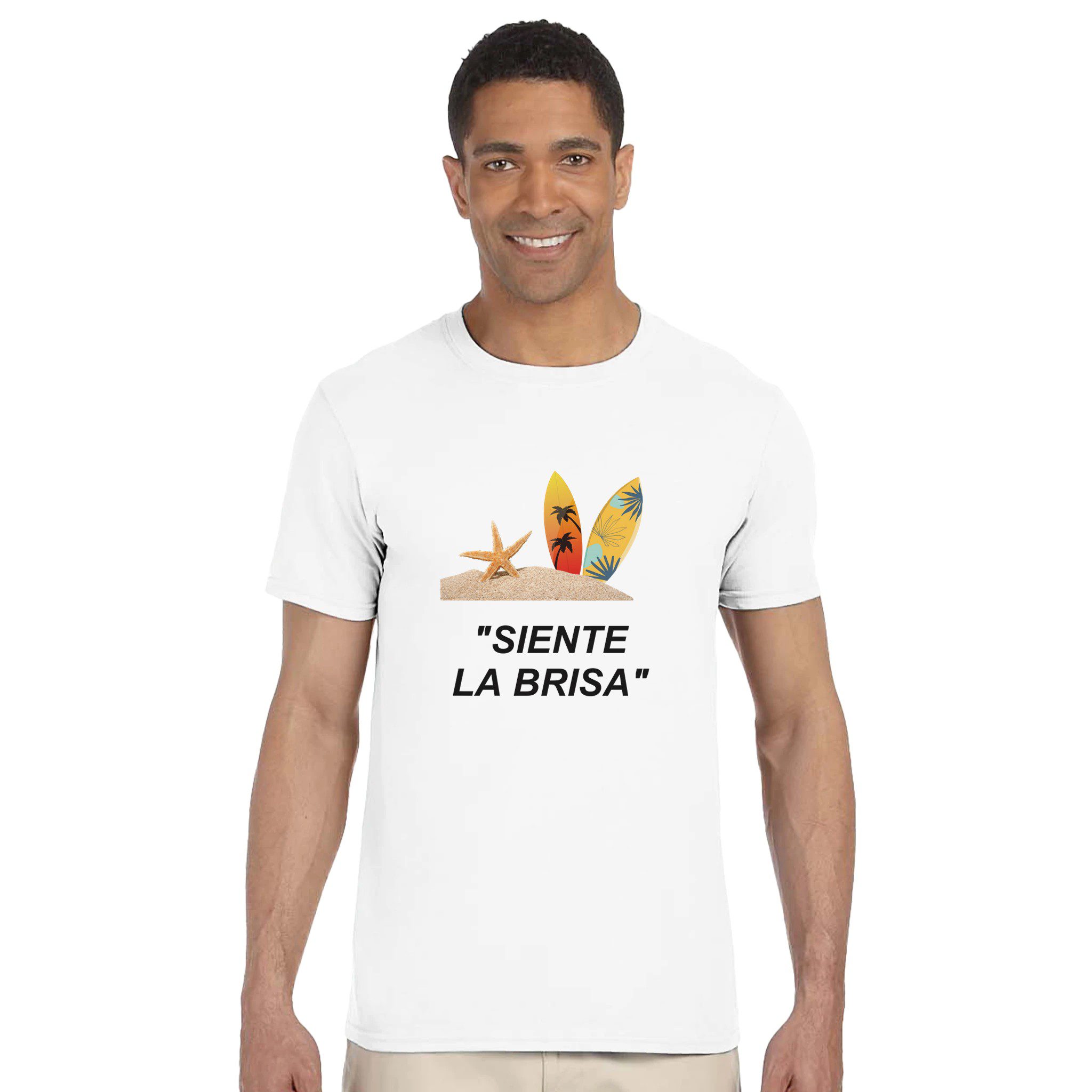 "Camiseta unisex 'Siente la Brisa' estilo veraniego | Gildan 64000" - Imagen 6