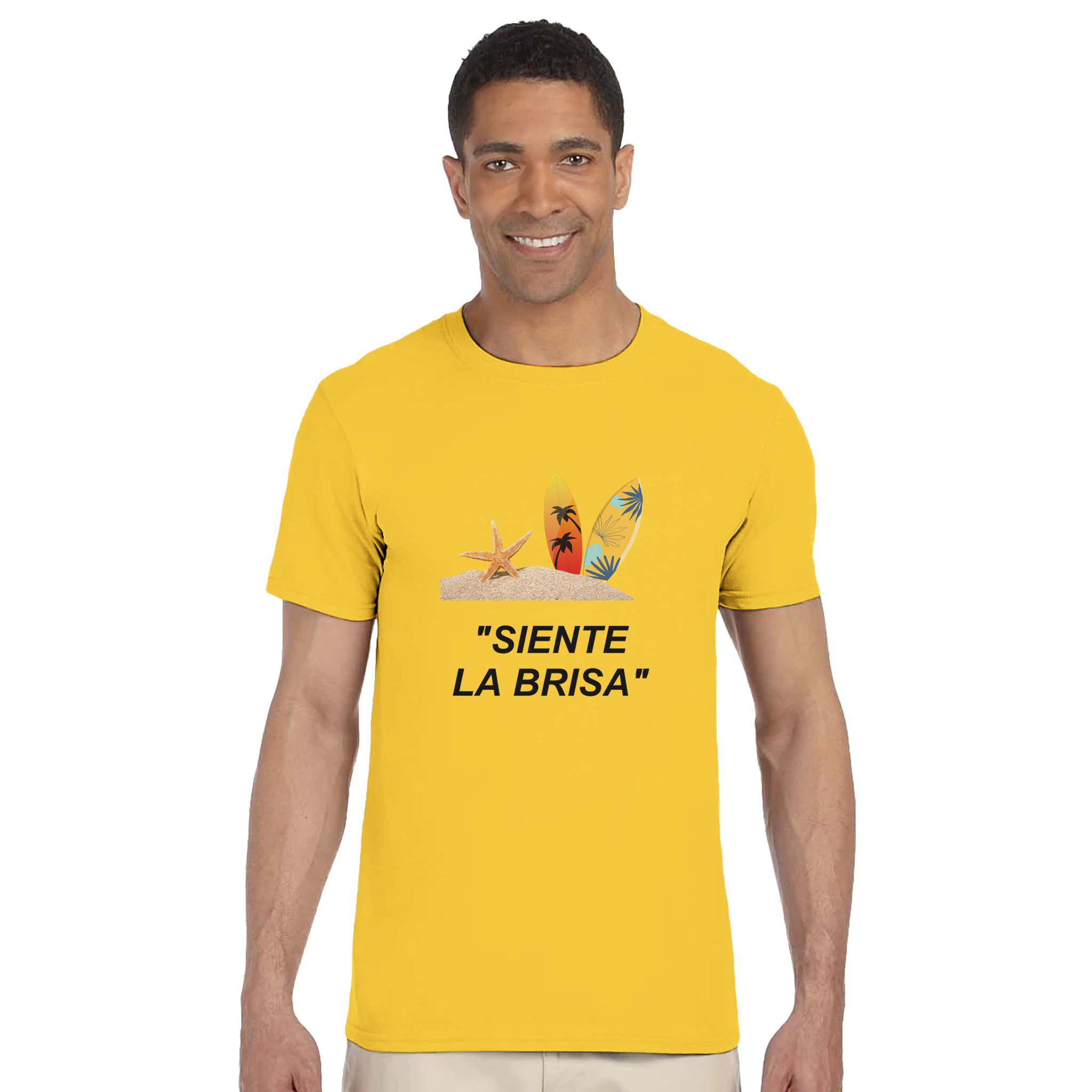 "Camiseta unisex 'Siente la Brisa' estilo veraniego | Gildan 64000" - Imagen 5