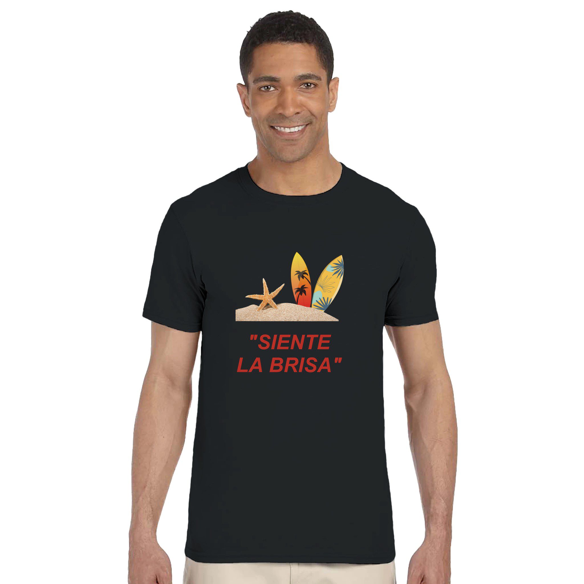 "Camiseta unisex 'Siente la Brisa' estilo veraniego | Gildan 64000" - Imagen 15