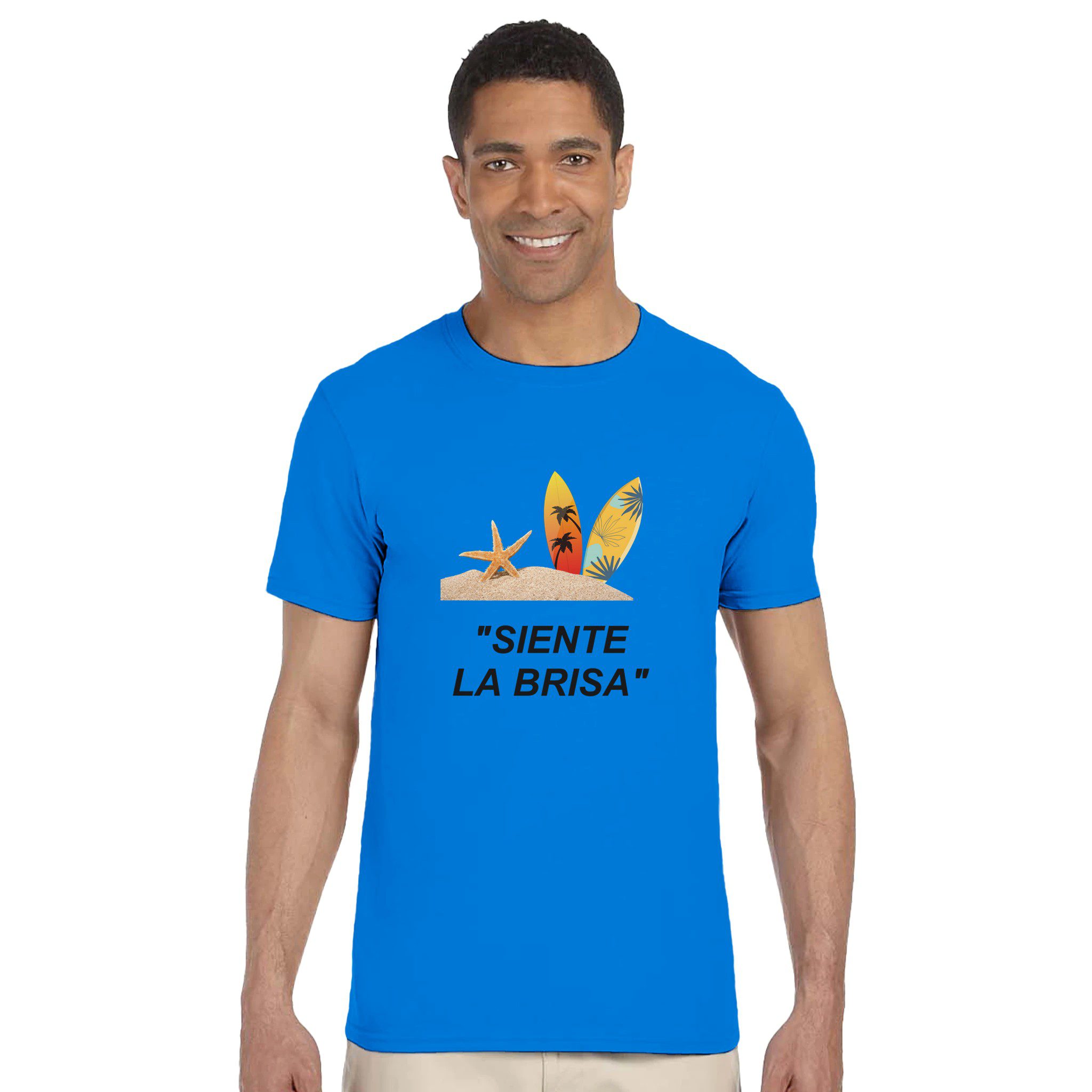 "Camiseta unisex 'Siente la Brisa' estilo veraniego | Gildan 64000" - Imagen 17