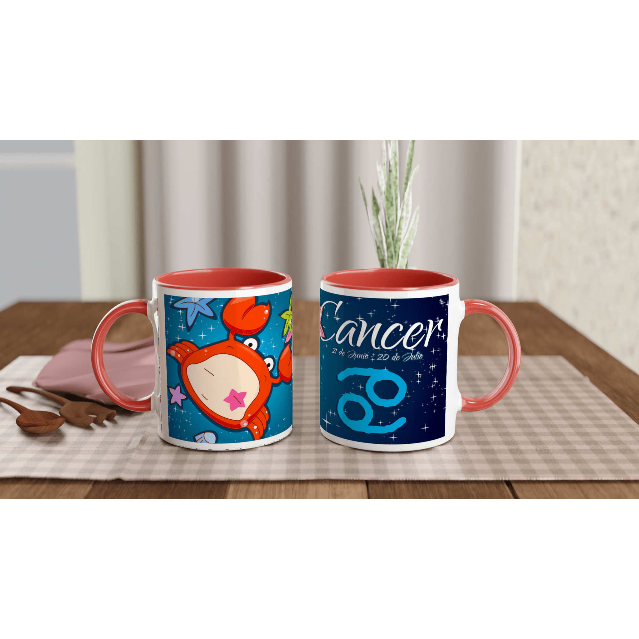Taza cerámica 325 ml “Cáncer” | Apta microondas y lavavajillas - Imagen 8