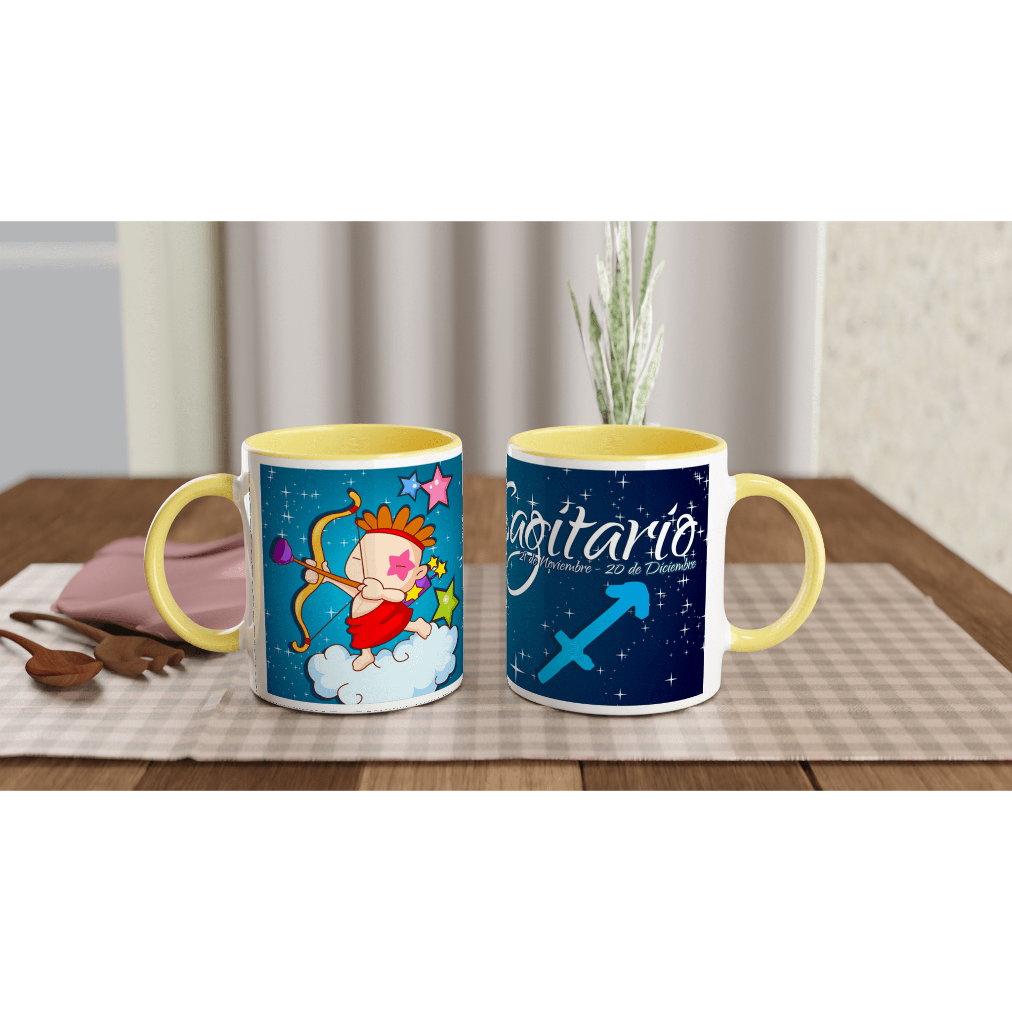 Taza cerámica 325 ml “Sagitario” | Apta microondas y lavavajillas - Imagen 5