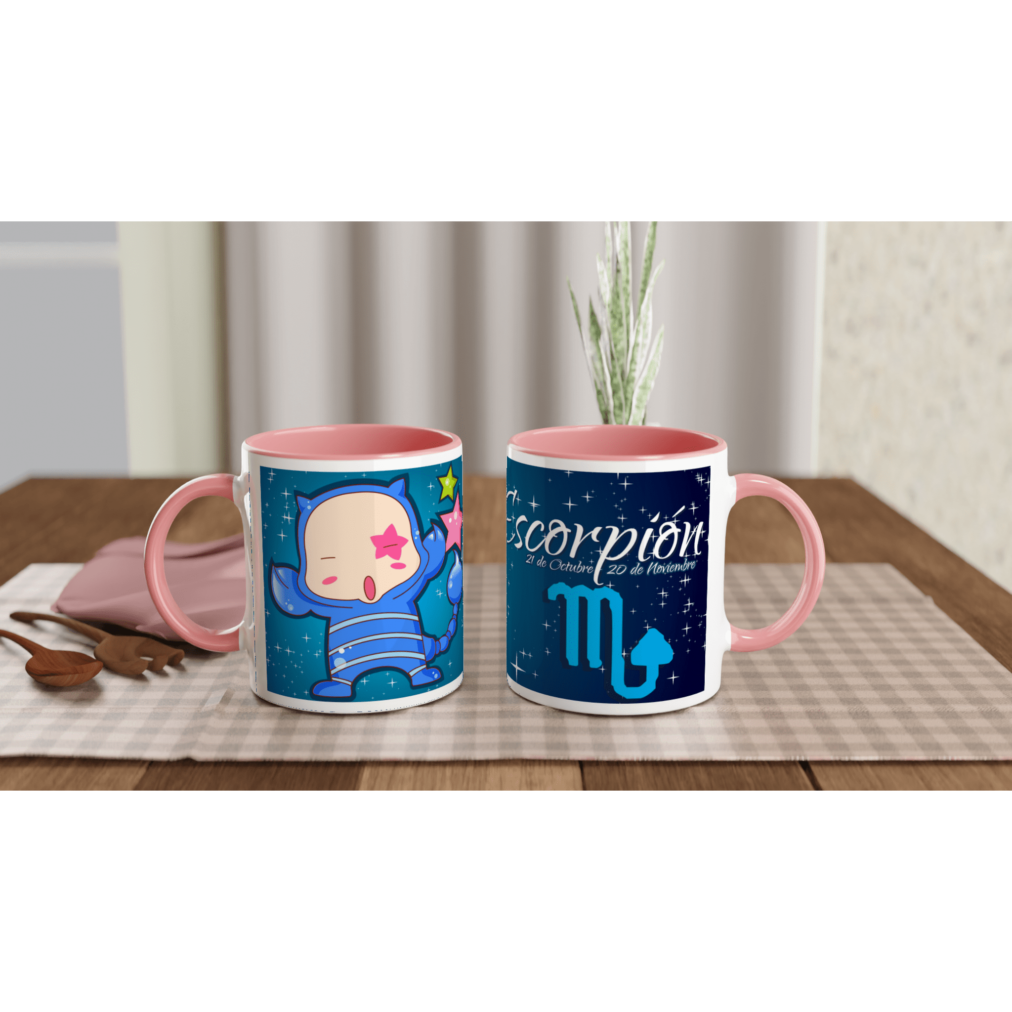 Taza cerámica 325 ml “Escorpio” | Apta microondas y lavavajillas - Imagen 9