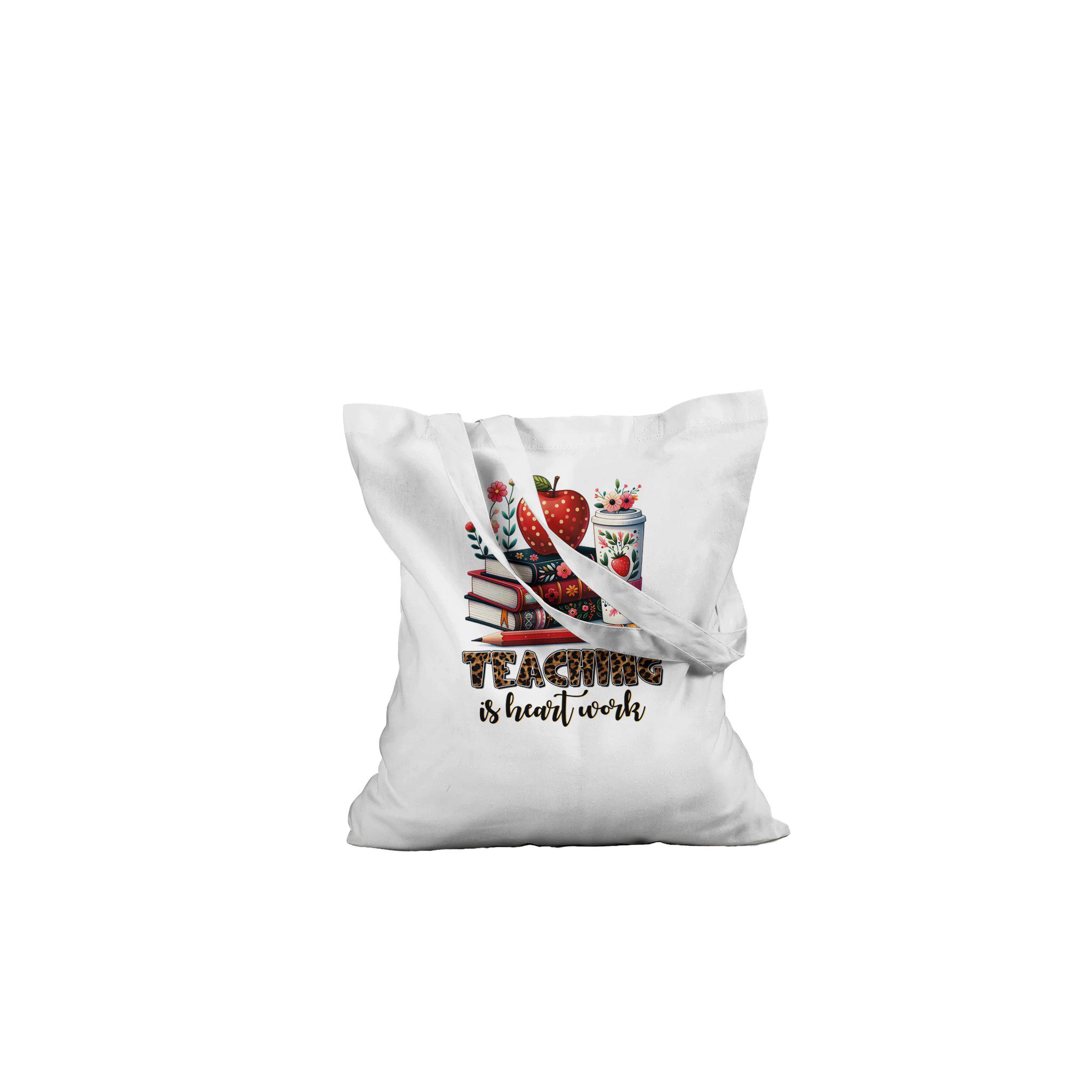 Bolsa de tela ecológica con asas largas | 100% algodón reutilizable - Imagen 7