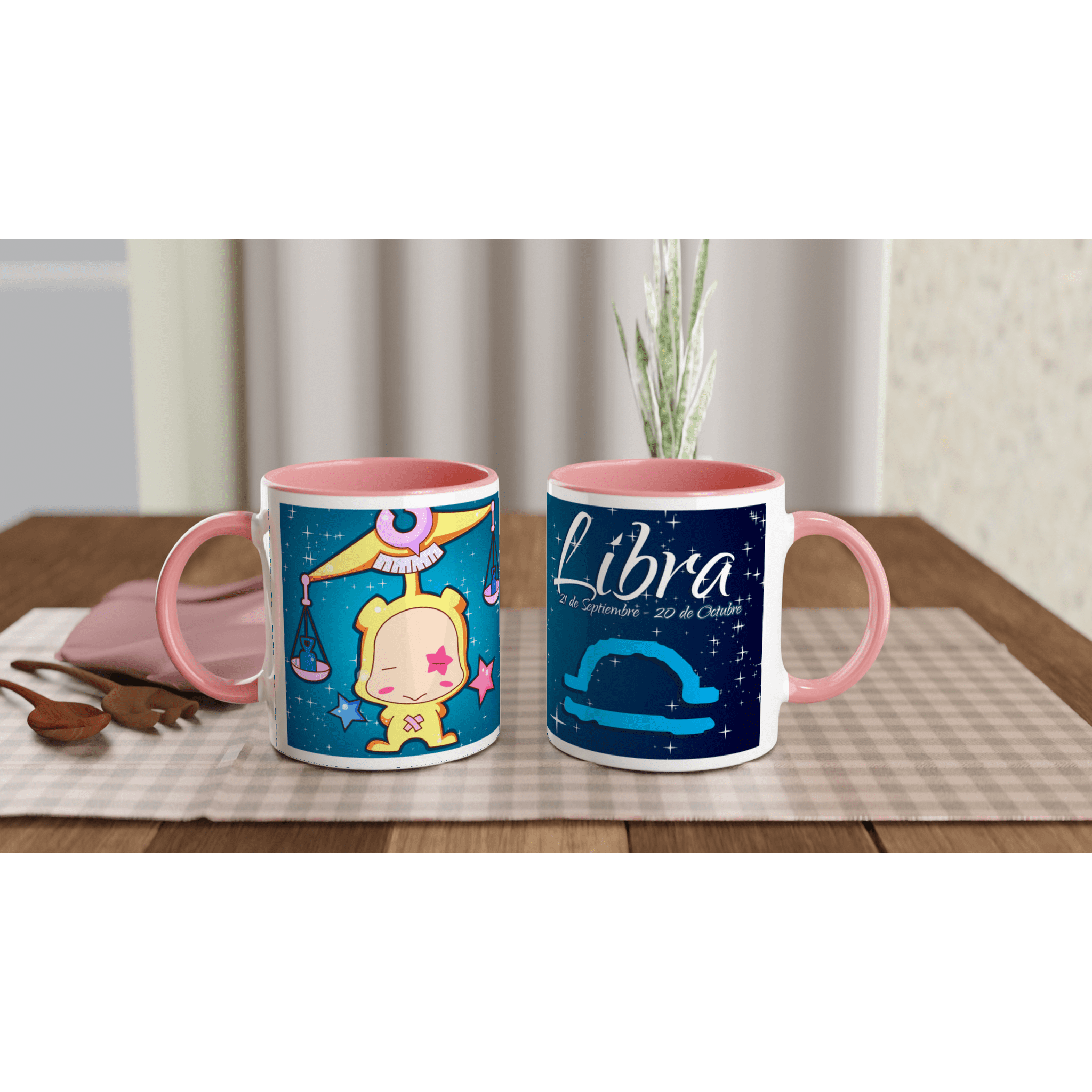 Taza cerámica 325 ml “Libra” | Apta microondas y lavavajillas - Imagen 6
