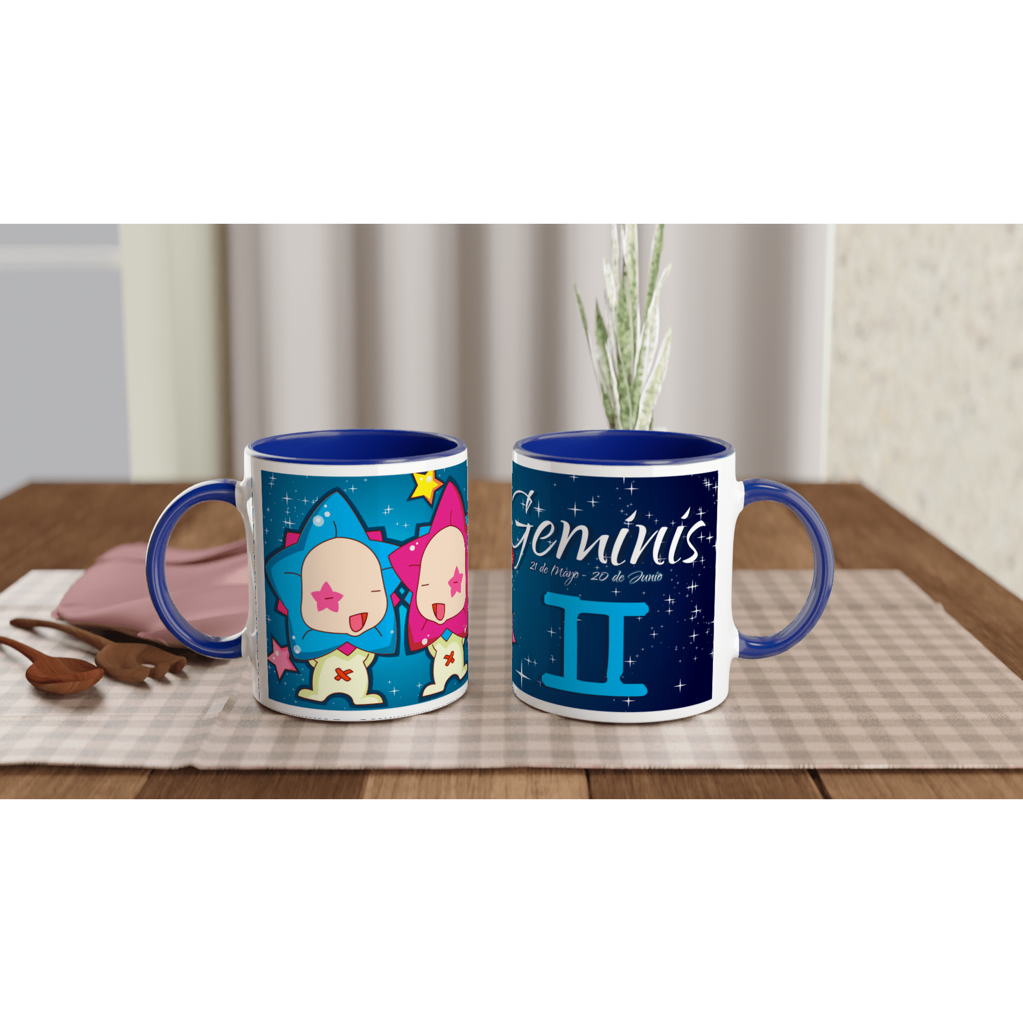 Taza cerámica 325 ml “Géminis” | Apta microondas y lavavajillas - Imagen 8