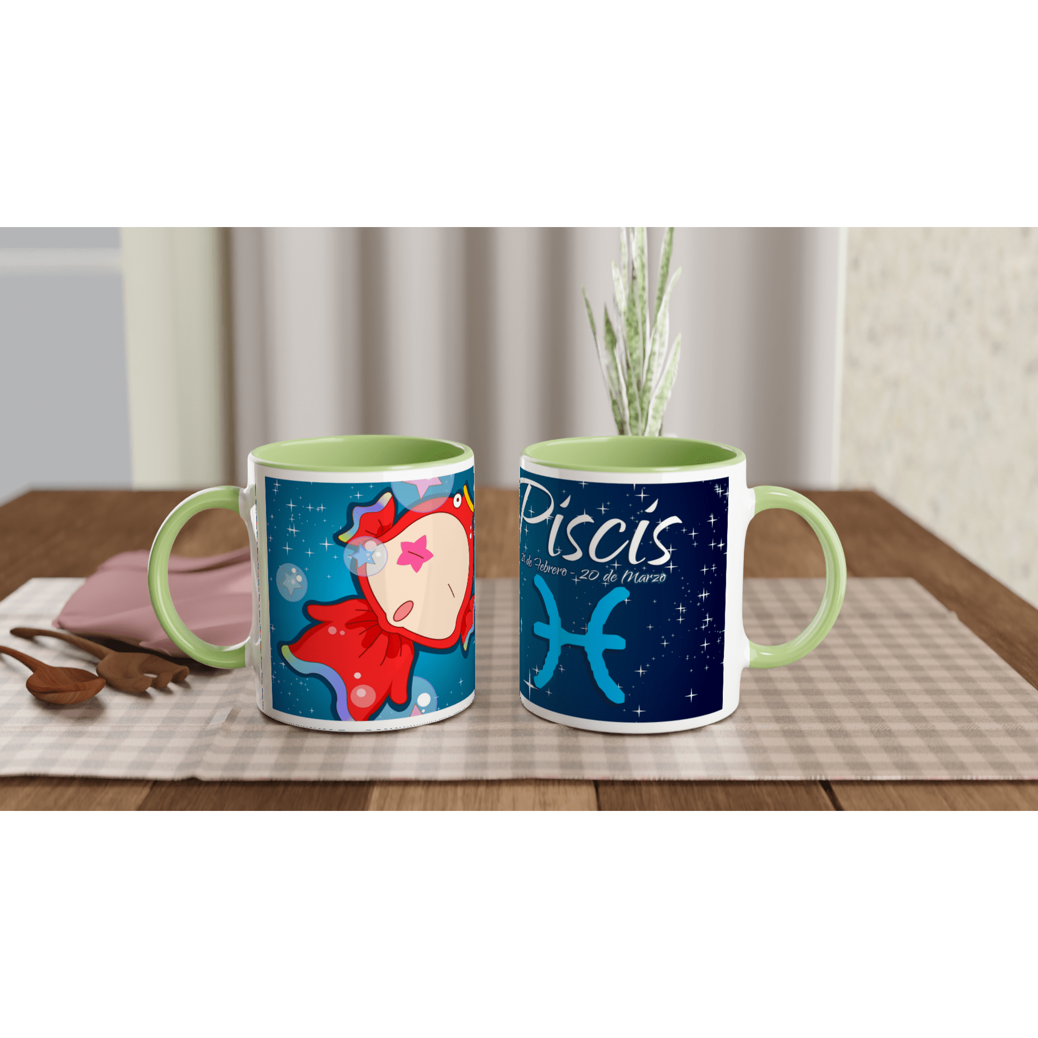 Taza cerámica 325 ml “Piscis”