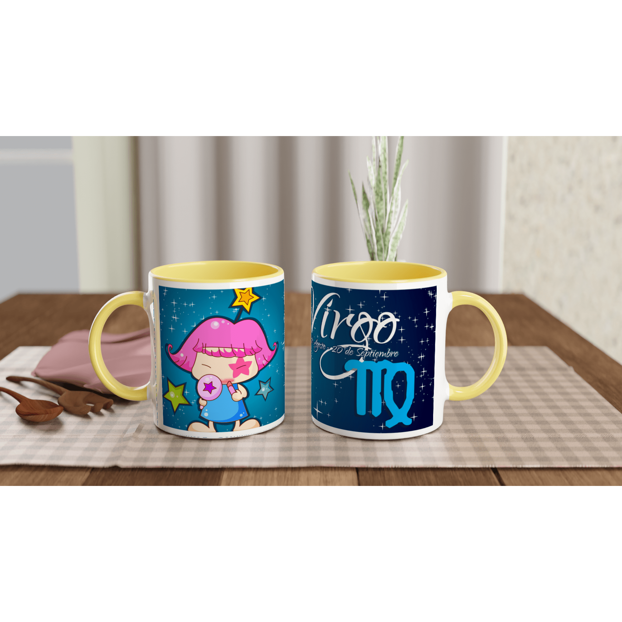 Taza cerámica 325 ml “Virgo” | Apta microondas y lavavajillas - Imagen 9
