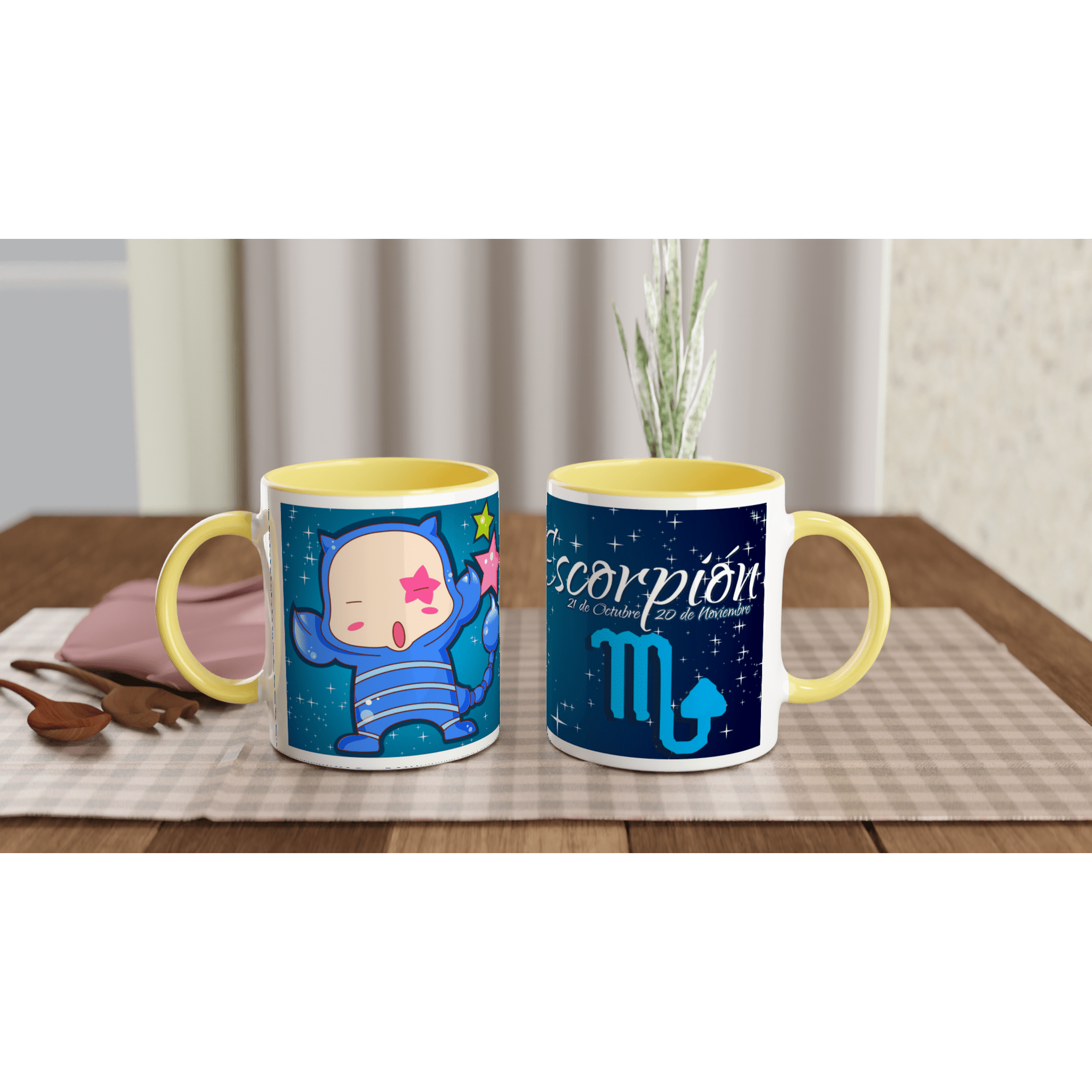 Taza cerámica 325 ml “Escorpio” | Apta microondas y lavavajillas - Imagen 8