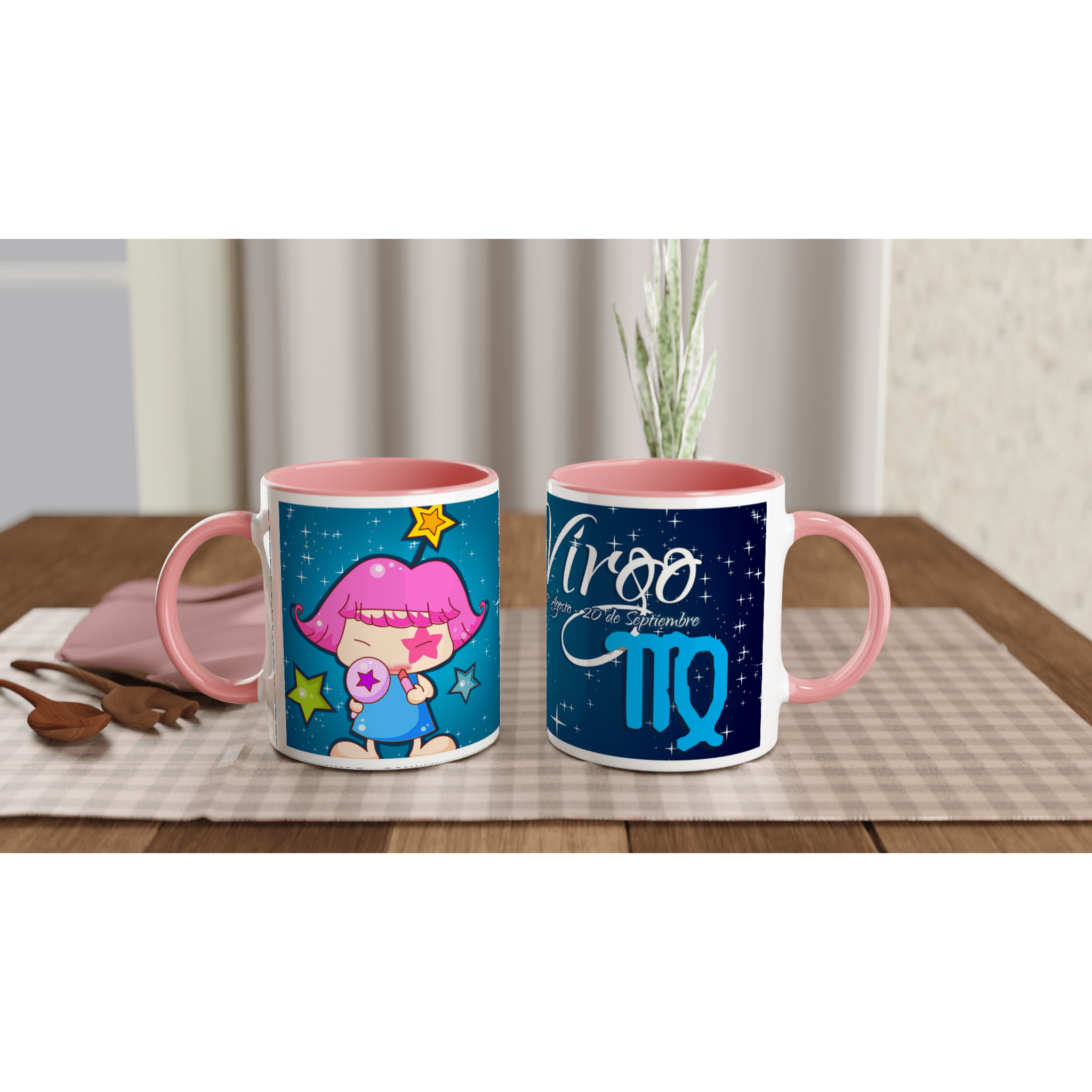 Taza cerámica 325 ml “Virgo” | Apta microondas y lavavajillas - Imagen 7
