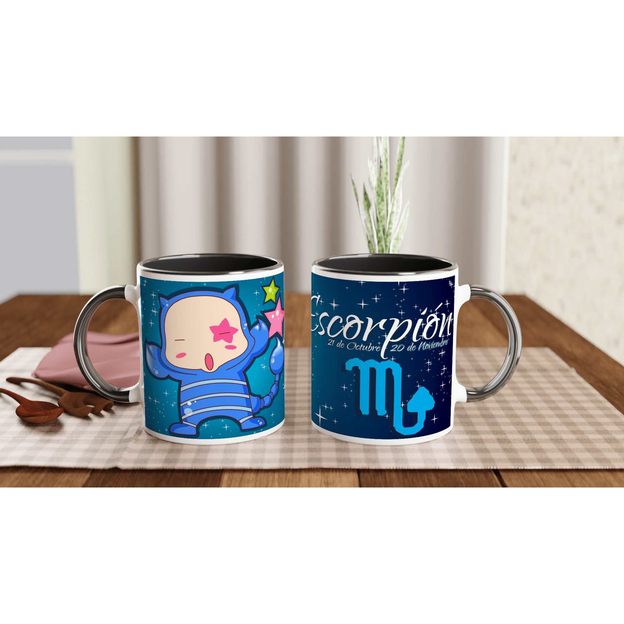 Taza cerámica 325 ml “Escorpio” | Apta microondas y lavavajillas - Imagen 5