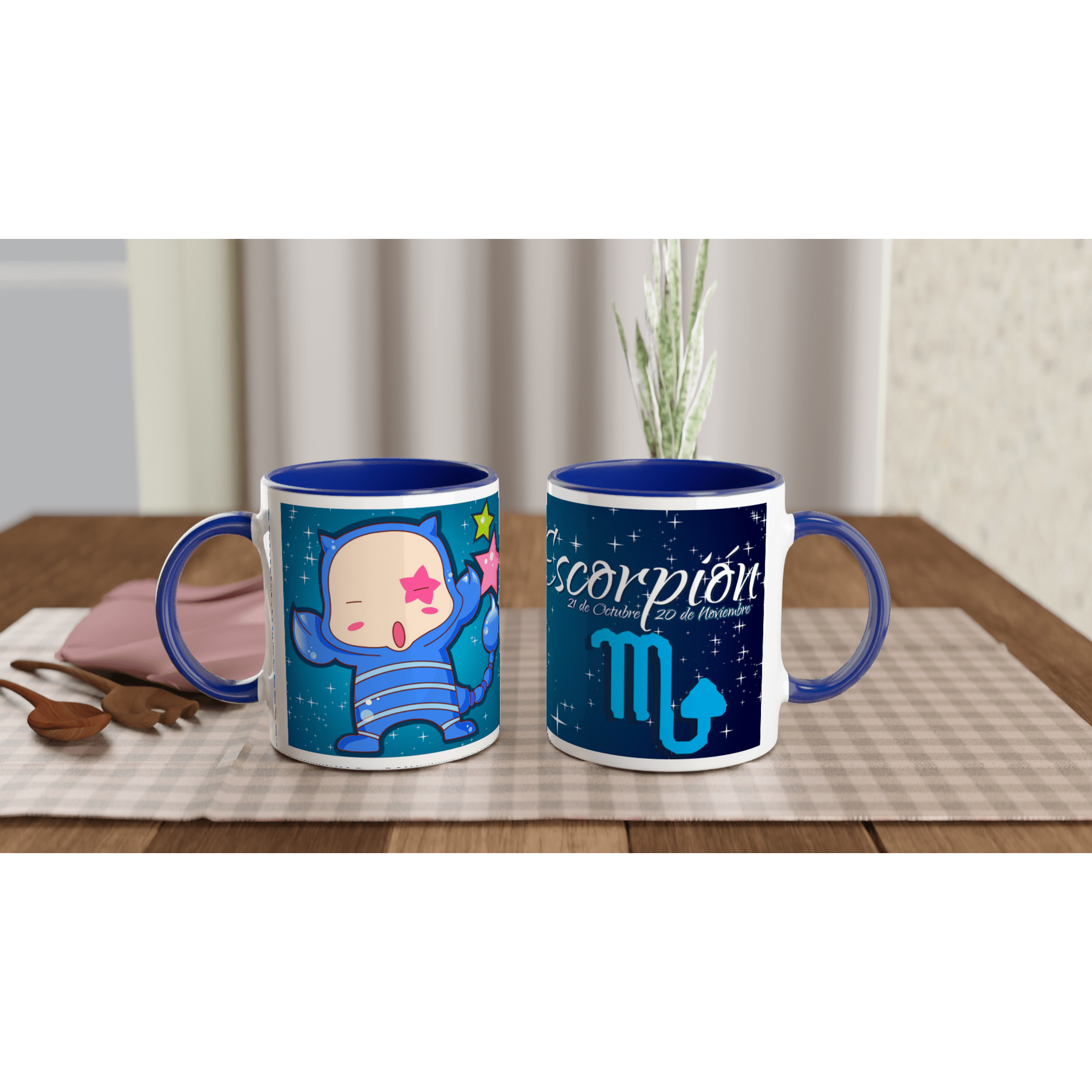 Taza cerámica 325 ml “Escorpio” | Apta microondas y lavavajillas - Imagen 7