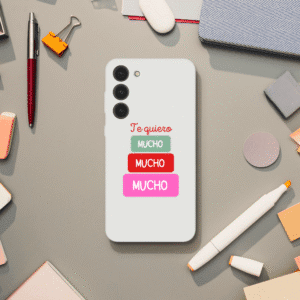 Carcasa Flexi “Te quiero mucho” para Samsung Galaxy