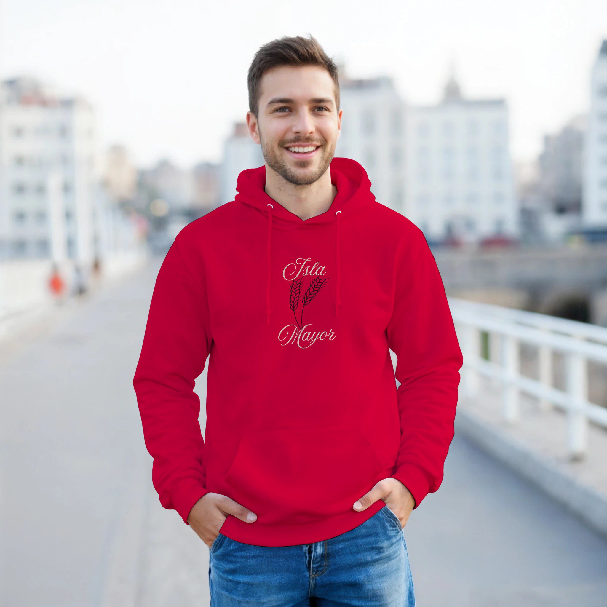 Sudadera con capucha hombre “Isla Mayor” | Gildan 18500 - Imagen 15