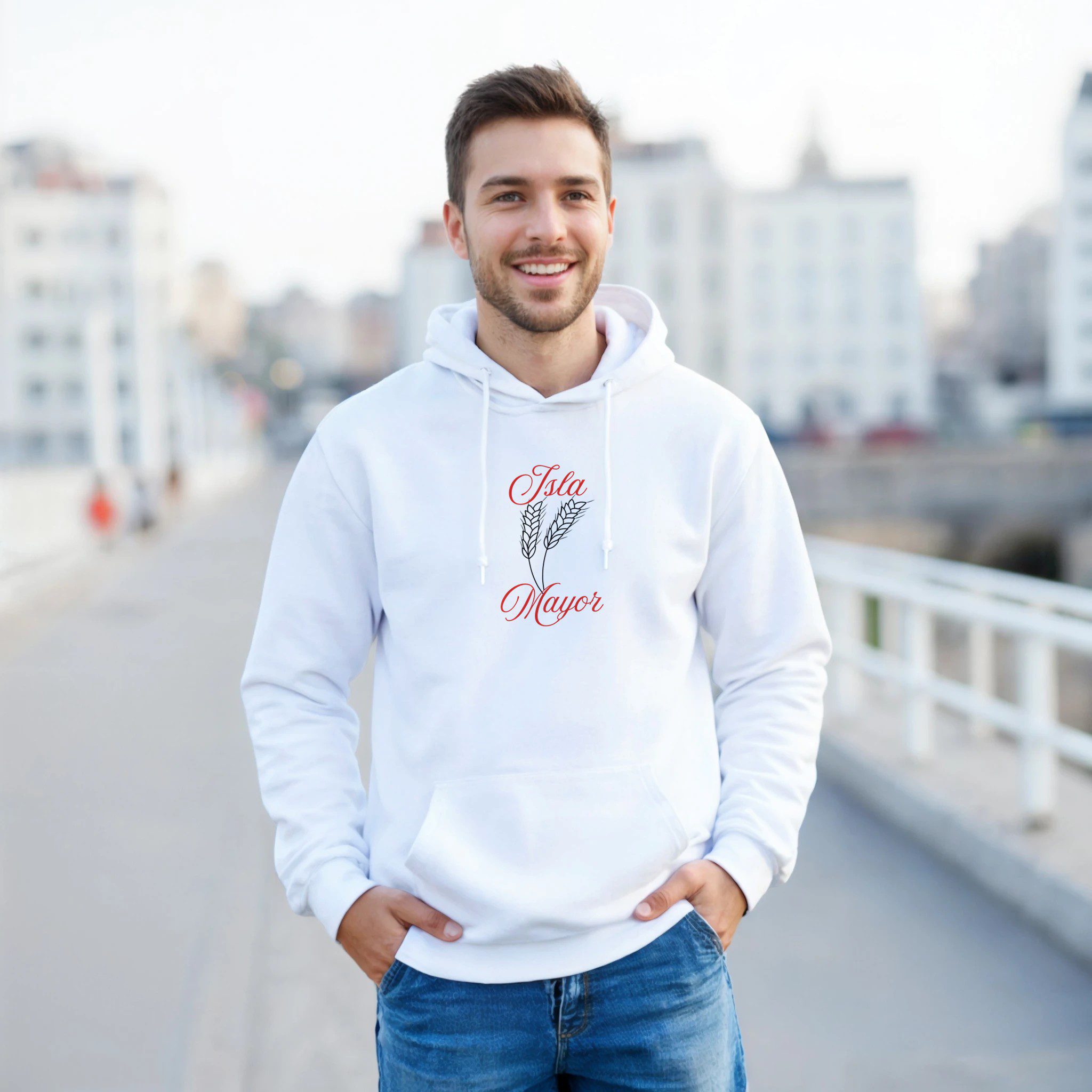 Sudadera con capucha hombre “Isla Mayor” | Gildan 18500 - Imagen 18