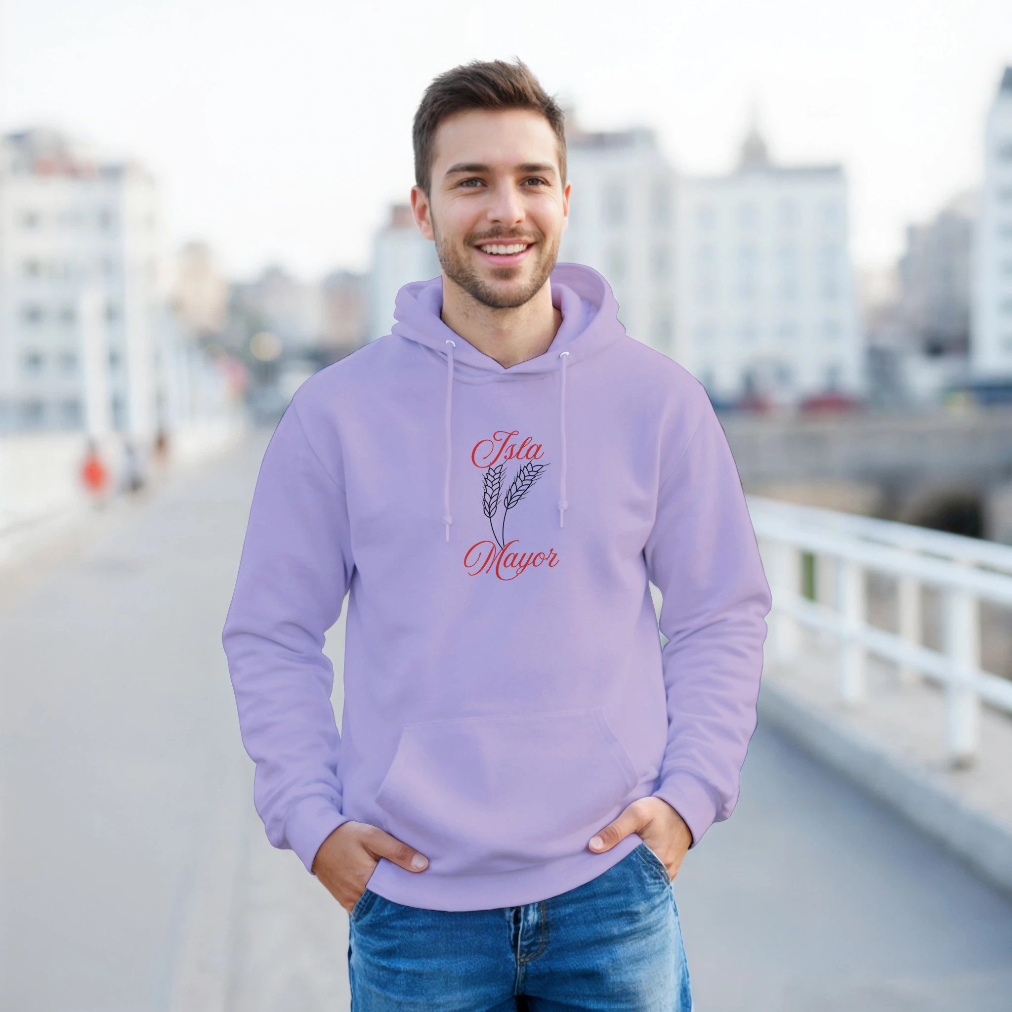 Sudadera con capucha hombre “Isla Mayor” | Gildan 18500 - Imagen 11