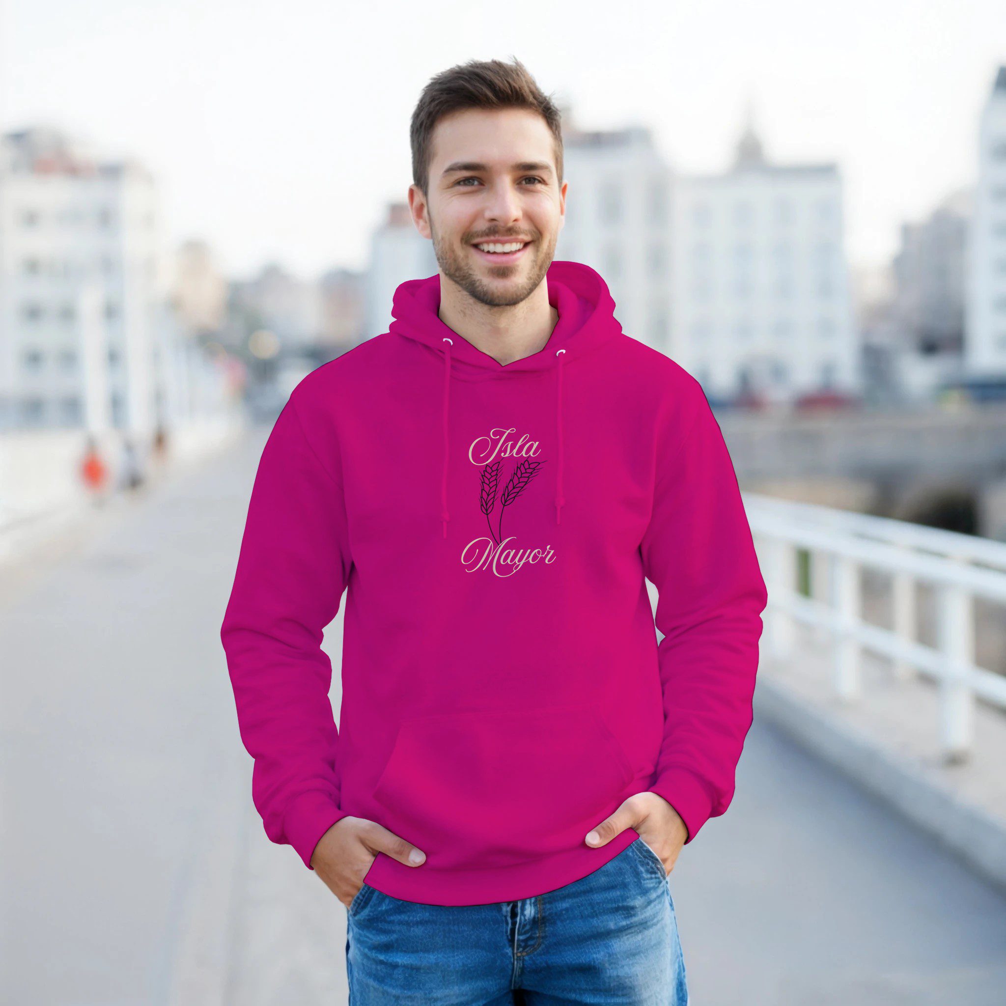 Sudadera con capucha hombre “Isla Mayor” | Gildan 18500 - Imagen 5