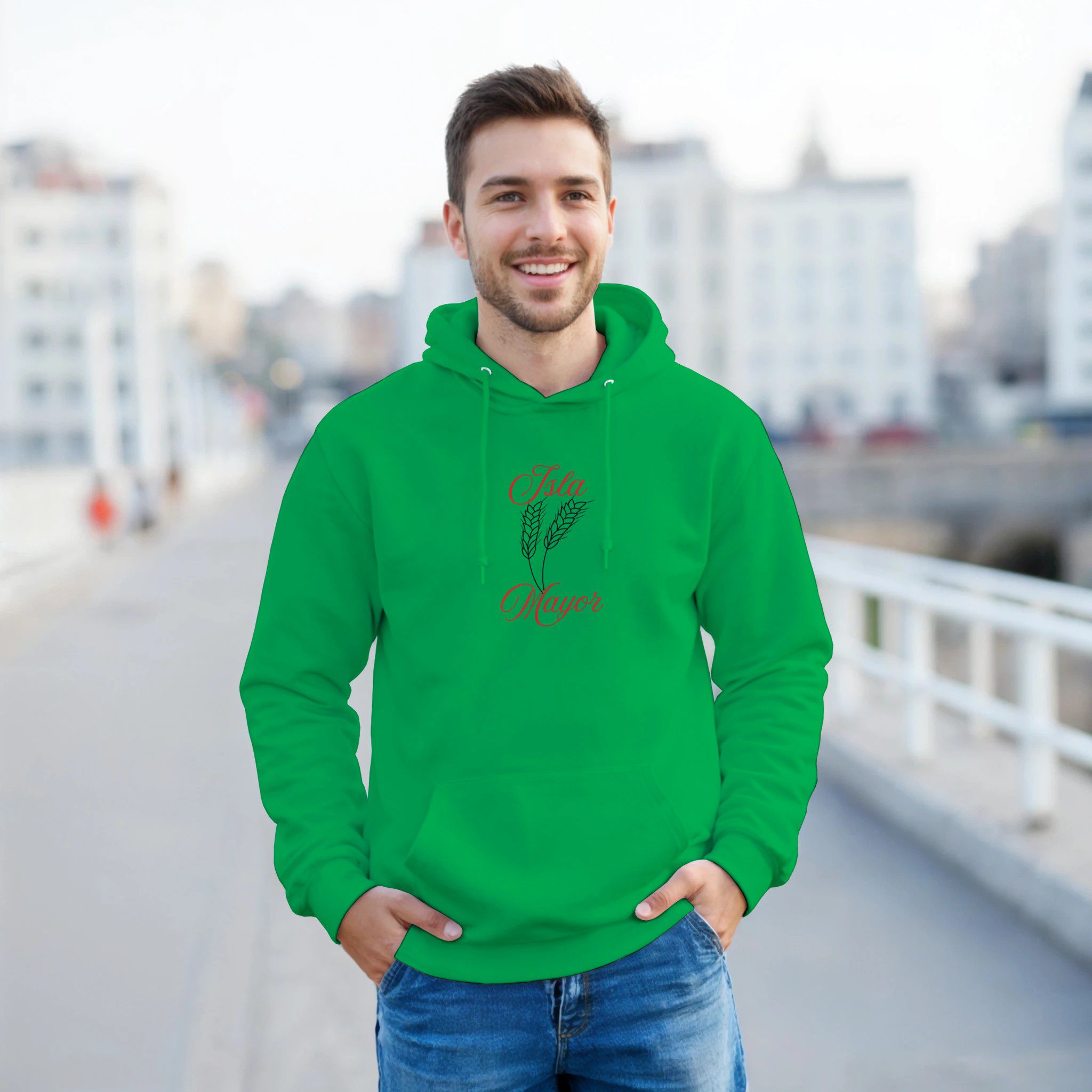 Sudadera con capucha hombre “Isla Mayor” | Gildan 18500 - Imagen 13