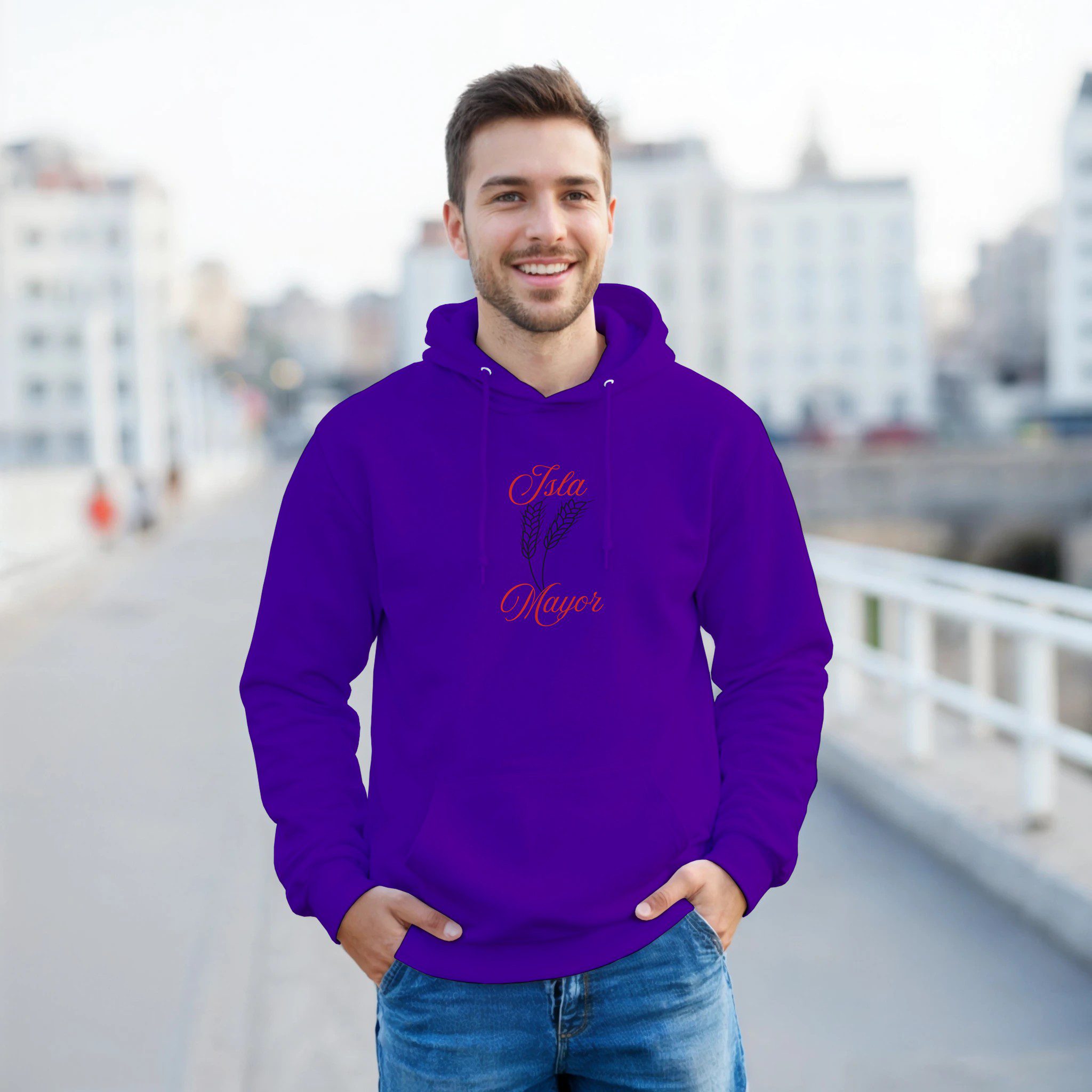 Sudadera con capucha hombre “Isla Mayor” | Gildan 18500 - Imagen 14