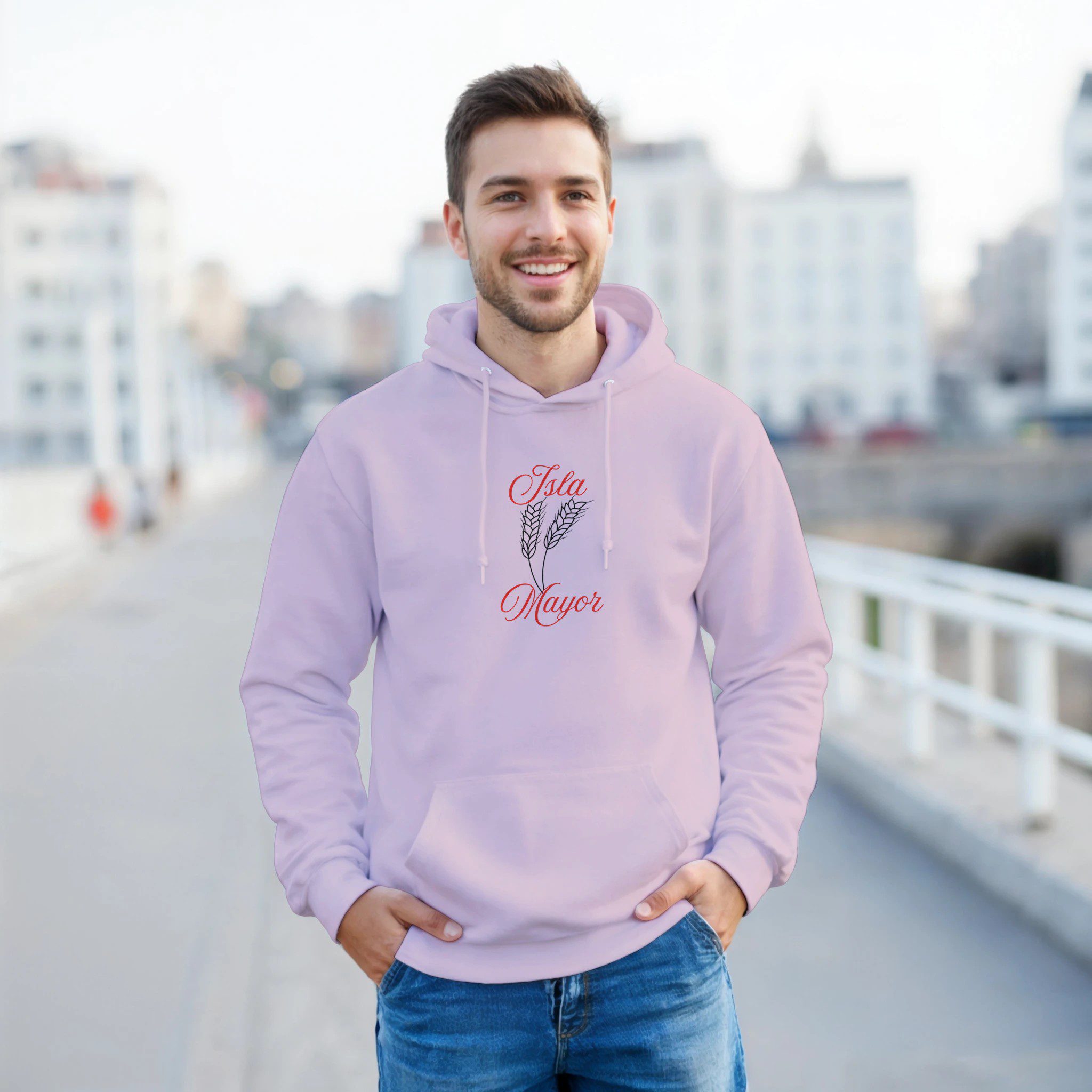 Sudadera con capucha hombre “Isla Mayor” | Gildan 18500 - Imagen 3