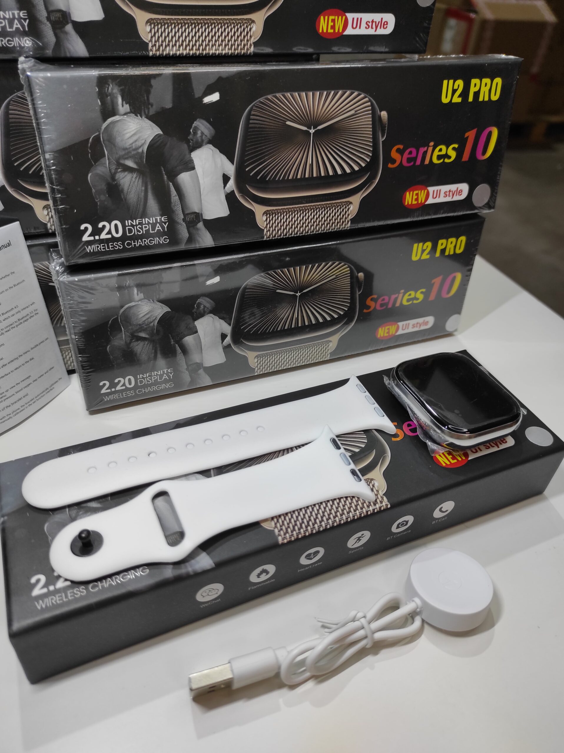 Smartwatch Ultra Pro 2 Blanco con 2 correas - Imagen 5