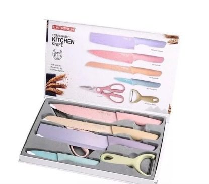 Juego de 6 cuchillos de cocina profesionales - Imagen 3