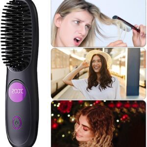 Plancha de pelo portátil para alisar el cabello