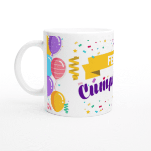 Taza de cerámica 325 ml “Feliz Cumpleaños”