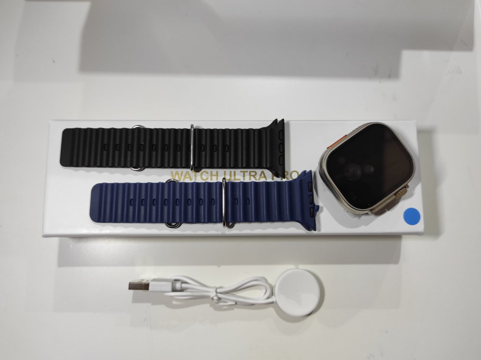 Smartwatch Ultra Pro con 2 correas ( negro + azul ) - Imagen 6