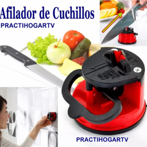 Afilador de cuchillos con ventosa