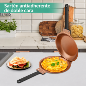 Sartén antiadherente de doble cara