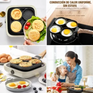 Sartén huevos 4 en 1